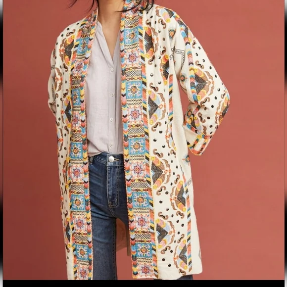 Coloma embroidered best sale jacket